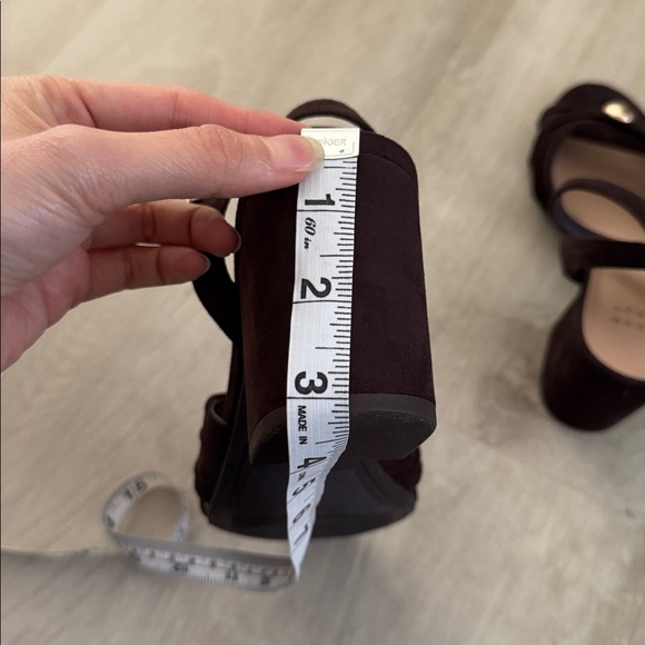 a new day Brown Strappy Block Heel Sandals with Gold Accent - Picture 5 of 5